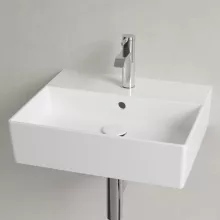   Villeroy & Boch Memento 2.0 Mosdó túlfolyóval 50x42 cm, CeramicPlus felület, stone white 4A2250RW