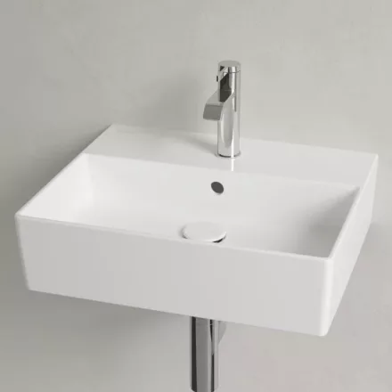 Villeroy & Boch Memento 2.0 Mosdó túlfolyóval 50x42 cm, CeramicPlus felület, stone white 4A2250RW