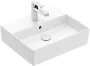 Villeroy & Boch Memento 2.0 Mosdó túlfolyóval 50x42 cm, CeramicPlus felület, stone white 4A2250RW