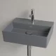 Villeroy & Boch Memento 2.0 Mosdó túlfolyó nélkül 50x42 cm, CeramicPlus felület, Grafit 4A2251I4