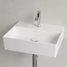   Villeroy & Boch Memento 2.0 Mosdó túlfolyó nélkül 50x42 cm, CeramicPlus felület, fehér alpin 4A2251R1