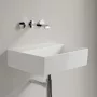 Villeroy & Boch Memento 2.0 Mosdó csapfurat és túlfolyó nélkül 50x42 cm, CeramicPlus felület, stone white 4A2253RW