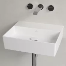   Villeroy & Boch Memento 2.0 Mosdó csapfurat és túlfolyó nélkül 50x42 cm, stone white 4A225FRW