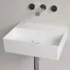 Villeroy & Boch Memento 2.0 Mosdó csapfurat és túlfolyó nélkül 50x42 cm, stone white 4A225FRW