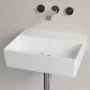 Villeroy & Boch Memento 2.0 Mosdó csapfurat és túlfolyó nélkül 50x42 cm, stone white 4A225FRW