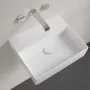 Villeroy & Boch Memento 2.0 Mosdó csapfurat és túlfolyó nélkül 50x42 cm, stone white 4A225FRW