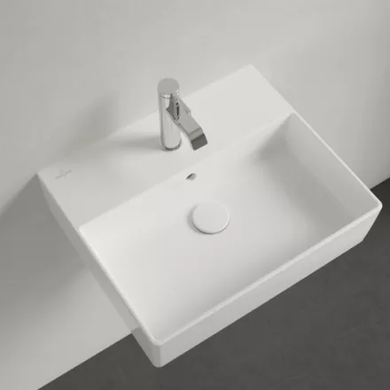 Villeroy & Boch Memento 2.0 Mosdó túlfolyóval 50x42 cm, CeramicPlus felület, fehér alpin 4A225GR1