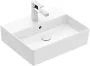 Villeroy & Boch Memento 2.0 Mosdó túlfolyóval 50x42 cm, CeramicPlus felület, fehér alpin 4A225GR1