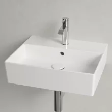   Villeroy & Boch Memento 2.0 Mosdó túlfolyóval 50x42 cm, CeramicPlus felület, stone white 4A225GRW