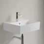 Villeroy & Boch Memento 2.0 Mosdó túlfolyóval 50x42 cm, CeramicPlus felület, stone white 4A225GRW