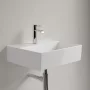 Villeroy & Boch Memento 2.0 Mosdó túlfolyó nélkül 50x42 cm, CeramicPlus felület, stone white 4A225LRW