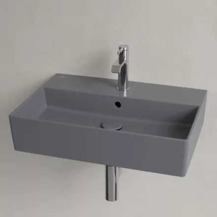 Villeroy & Boch Memento 2.0 Mosdó túlfolyóval 60x42 cm, CeramicPlus felület, Grafit 4A2260I4