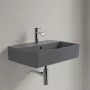 Villeroy & Boch Memento 2.0 Mosdó túlfolyóval 60x42 cm, CeramicPlus felület, Grafit 4A2260I4