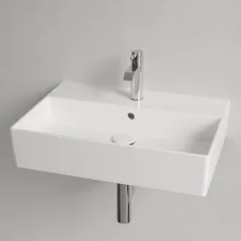   Villeroy & Boch Memento 2.0 Mosdó túlfolyóval 60x42 cm, CeramicPlus felület, stone white 4A2260RW