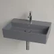 Villeroy & Boch Memento 2.0 Mosdó túlfolyó nélkül 60x42 cm, CeramicPlus felület, Grafit 4A2261I4