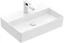Villeroy & Boch Memento 2.0 Mosdó túlfolyó nélkül 60x42 cm, CeramicPlus felület, stone white 4A2261RW