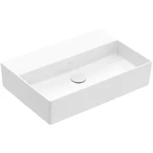   Villeroy & Boch Memento 2.0 Mosdó csapfurat és túlfolyó nélkül 60x42 cm, fehér alpin 4A226301