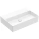 Villeroy & Boch Memento 2.0 Mosdó csapfurat és túlfolyó nélkül 60x42 cm, fehér alpin 4A226301