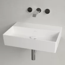  Villeroy & Boch Memento 2.0 Mosdó csapfurat és túlfolyó nélkül 60x42 cm, CeramicPlus felület, stone white 4A2263RW