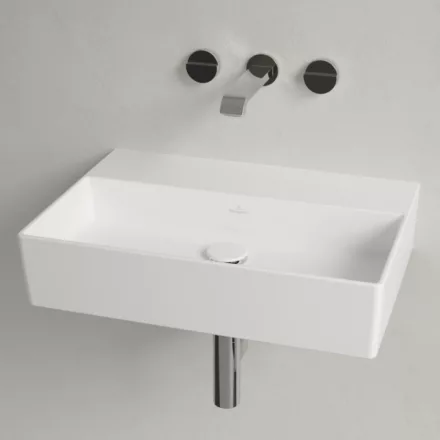 Villeroy & Boch Memento 2.0 Mosdó csapfurat és túlfolyó nélkül 60x42 cm, CeramicPlus felület, stone white 4A2263RW