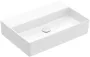 Villeroy & Boch Memento 2.0 Mosdó csapfurat és túlfolyó nélkül 60x42 cm, CeramicPlus felület, stone white 4A226FRW