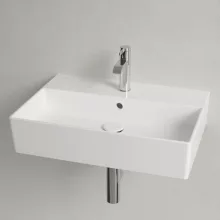   Villeroy & Boch Memento 2.0 Mosdó túlfolyóval 60x42 cm, CeramicPlus felület, fehér alpin 4A226GR1