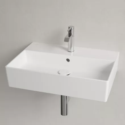 Villeroy & Boch Memento 2.0 Mosdó túlfolyóval 60x42 cm, CeramicPlus felület, fehér alpin 4A226GR1