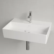   Villeroy & Boch Memento 2.0 Mosdó túlfolyó nélkül 60x42 cm, CeramicPlus felület, Stone White 4A226LRW
