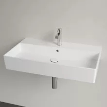   Villeroy & Boch Memento 2.0 Mosdó túlfolyóval 80x47, CeramicPlus felület, fehér alpin 4A2280R1
