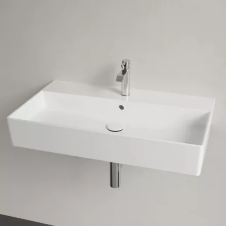Villeroy & Boch Memento 2.0 Mosdó túlfolyóval 80x47, CeramicPlus felület, fehér alpin 4A2280R1