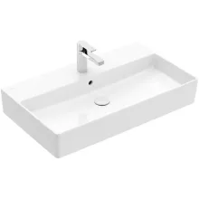   Villeroy & Boch Memento 2.0 Mosdó túlfolyóval 80x47 cm, CeramicPlus felület, stone white 4A2280RW