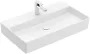 Villeroy & Boch Memento 2.0 Mosdó túlfolyó nélkül 80x47 cm, CeramicPlus felület, fehér alpin 4A2281R1