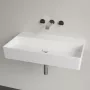 Villeroy & Boch Memento 2.0 Mosdó csapfurat ás túlfolyó nélkül 80x47 cm, fehér alpin 4A228301
