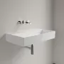 Villeroy & Boch Memento 2.0 Mosdó csapfurat ás túlfolyó nélkül 80x47 cm, fehér alpin 4A228301
