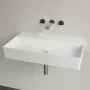 Villeroy & Boch Memento 2.0 Mosdó csapfurat és túlfolyó nélkül 80x47 cm, CeramicPlus felület, stone white 4A228FRW