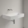 Villeroy & Boch Memento 2.0 Mosdó csapfurat és túlfolyó nélkül 80x47 cm, CeramicPlus felület, stone white 4A228FRW