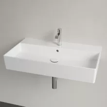   Villeroy & Boch Memento 2.0 Mosdó túlfolyóval 80x47 cm, fehér alpin 4A228G01