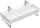 Villeroy & Boch Memento 2.0 Mosdó túlfolyó nélkül 100x47 cm, CeramicPlus felülettel, fehér alpin 4A22A1R1