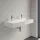 Villeroy & Boch Memento 2.0 Mosdó túlfolyó nélkül 100x47 cm, két csapfurattal, CeramicPlus felület, Stone White 4A22A1RW