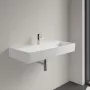 Villeroy & Boch Memento 2.0 Mosdó túlfolyó nélkül 100x47 cm, CeramicPlus felület, Stone White 4A22A2RW