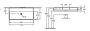 Villeroy & Boch Memento 2.0 Mosdó csaplyuk és túlfolyó nélkül 100x47 cm, fehér alpin 4A22A301