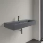 Villeroy & Boch Memento 2.0 Mosdó túlfolyóval 100x47 cm, CeramicPlus bevonat, Grafit 4A22A5I4