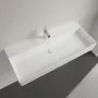 Villeroy & Boch Memento 2.0 Mosdó túlfolyóval 100x47 cm, CeramicPlus felület, Stone White 4A22A5RW