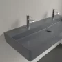 Villeroy & Boch Memento 2.0 Mosdó túlfolyó nélkül 120x47 cm, két csapfurattal, CeramicPlus felület 4A22C1I4