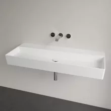   Villeroy & Boch Memento 2.0 Mosdó túlfolyó és csapfurat nélkül 120x47 cm, fehér alpin 4A22C301