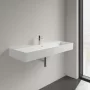 Villeroy & Boch Memento 2.0 Mosdó túlfolyóval 120x47 cm, CeramicPlus felület, Stone White 4A22C5RW