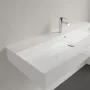 Villeroy & Boch Memento 2.0 Mosdó túlfolyóval 120x47 cm, CeramicPlus felület, Stone White 4A22C5RW