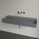 Villeroy & Boch Memento 2.0 Mosdó túlfolyó és csapfurat nélkül 120x47 cm, CeramicPlus felület, Grafit 4A22CFI4