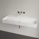 Villeroy & Boch Memento 2.0 Mosdó túlfolyó és csapfurat nélkül 120x47 cm, CeramicPlus felület, Stone White 4A22CFRW
