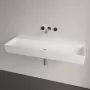 Villeroy & Boch Memento 2.0 Mosdó túlfolyó és csapfurat nélkül 120x47 cm, CeramicPlus felület, Stone White 4A22CFRW